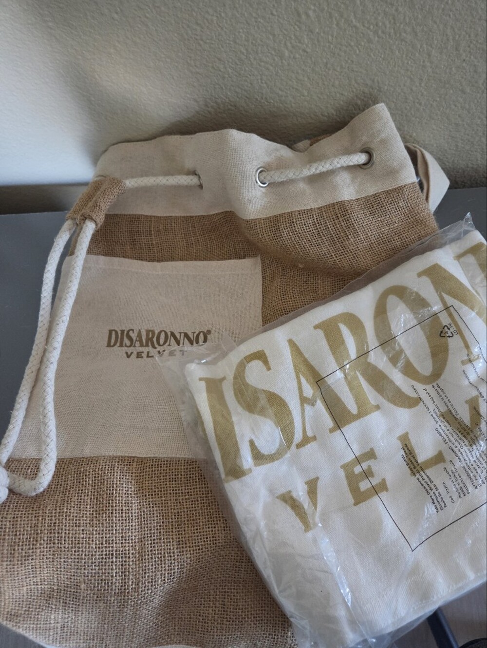 Disarono Velvet Branded Tote Bag And Beach Towel - Unopened